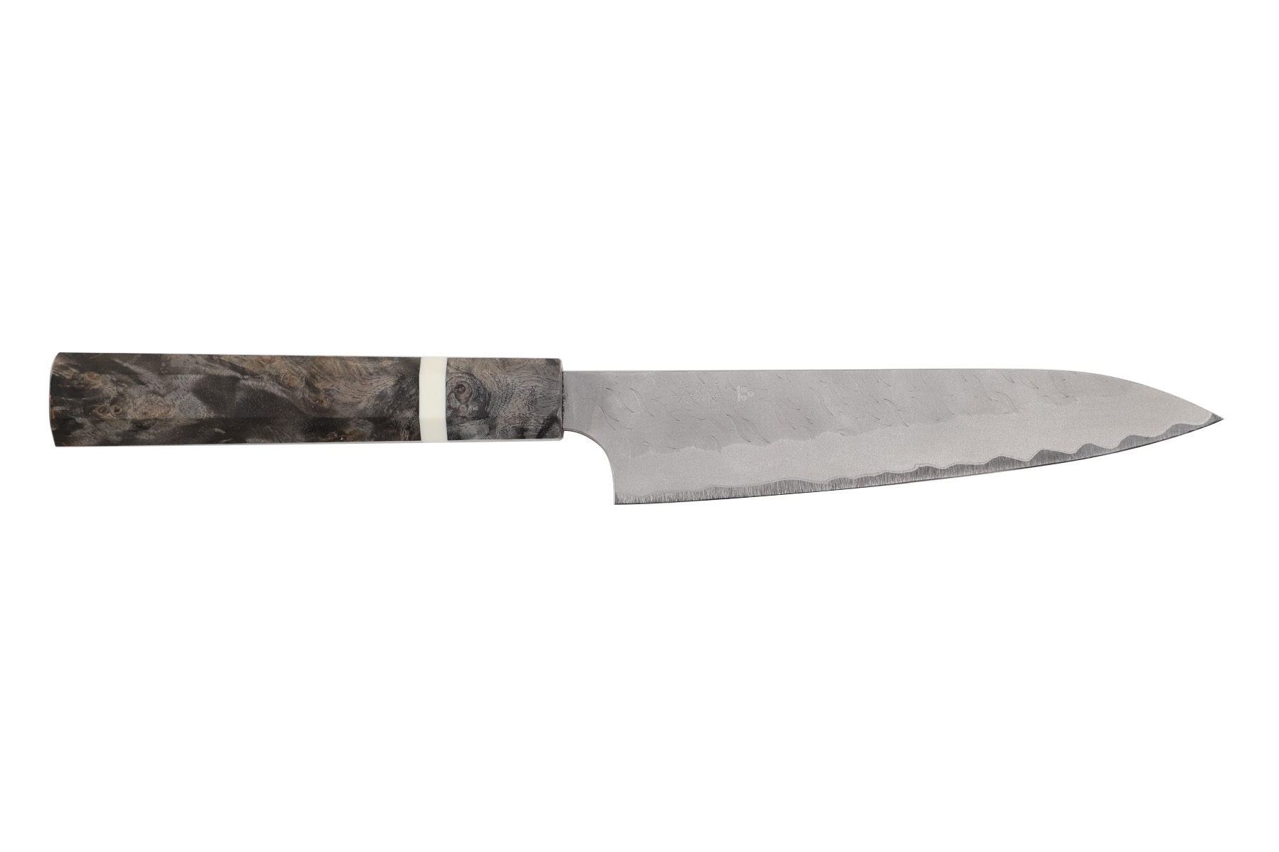 Couteau japonais artisanal Nigara Hamono Aogami Super - Couteau petty 15 cm