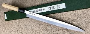 Couteau artisanal japonais sashimi 330 mm VG10 de Sukenari