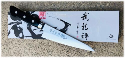 COUTEAU JAPONAIS RYUSEN SERIE BLAZEN RYU - HONESUKI 15 CM - BZ-114