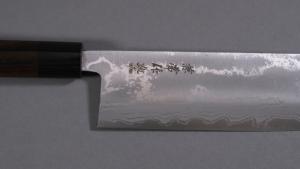 COUTEAU JAPONAIS KANETSUNE - BLUE PAPER STEELn°2- NAKIRI 165 MM