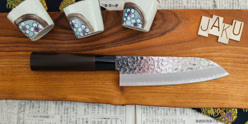 Couteaux de cuisine japonais Jaku Hammered