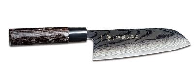 Couteau japonais Shippu Black Tojiro Santoku 16,5 cm