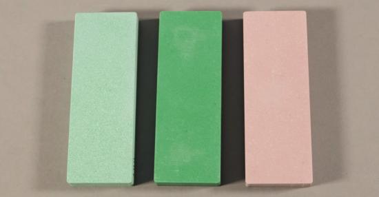Set de 3 pierres à aiguiser japonaises de poche 400/1000/3000 - Naniwa