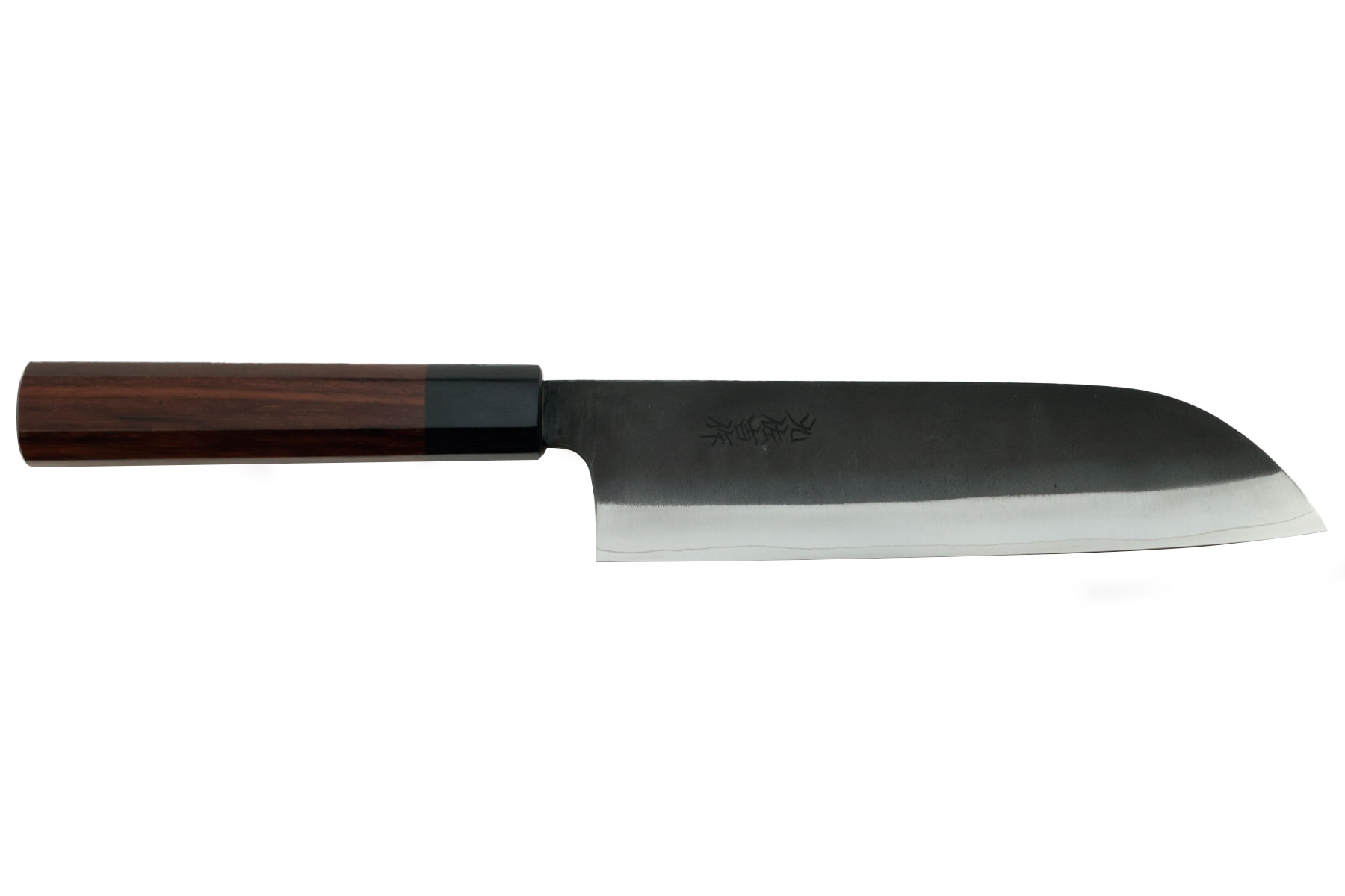 Couteau japonais artisanal de Yoshida Hamono - Couteau Santoku 18 cm - ZDP189 - Rosewood