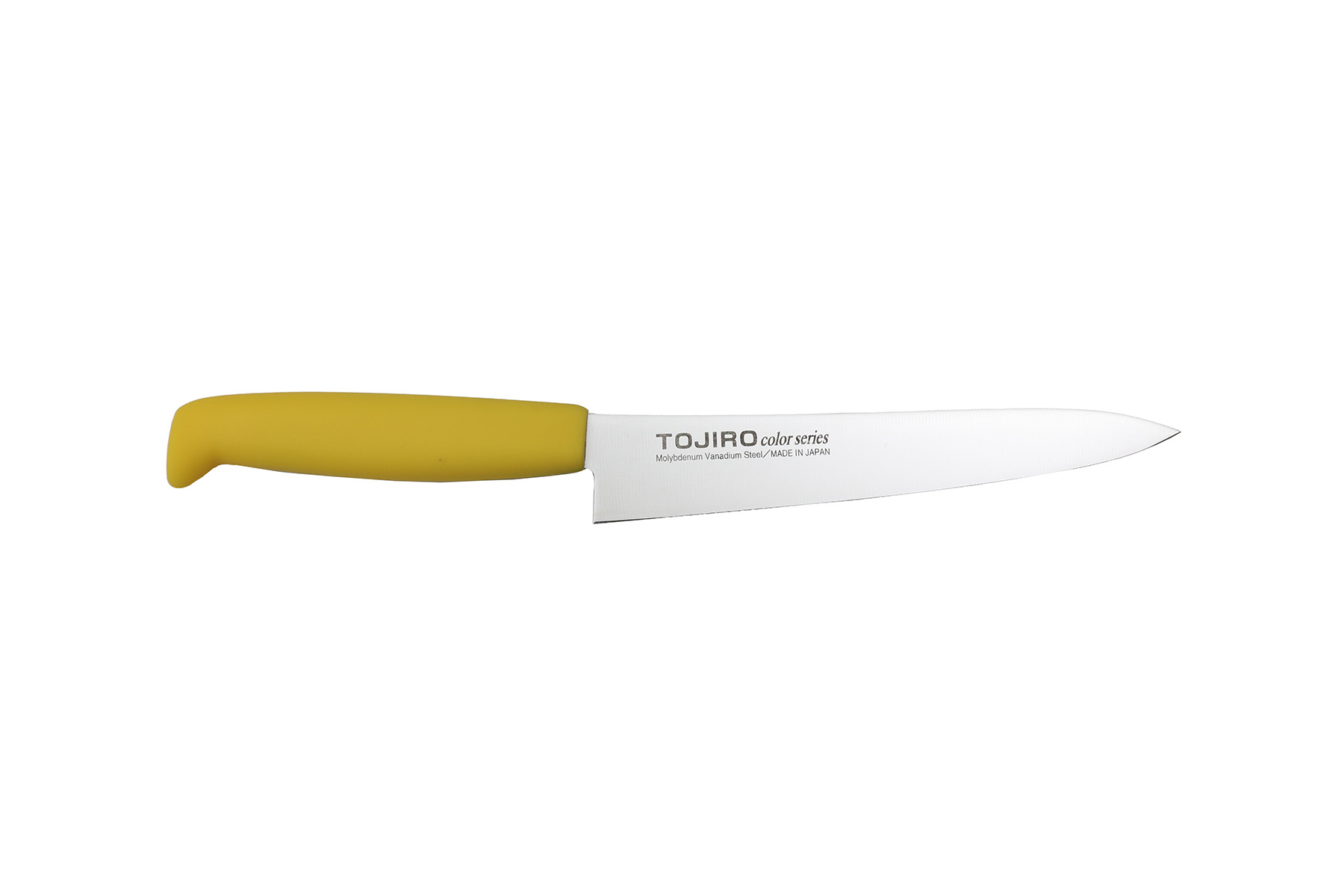 Couteau japonais Tojiro Color jaune - Couteau petty 15 cm
