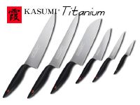 couteau japonais Kasumi gamme Titanium graphite