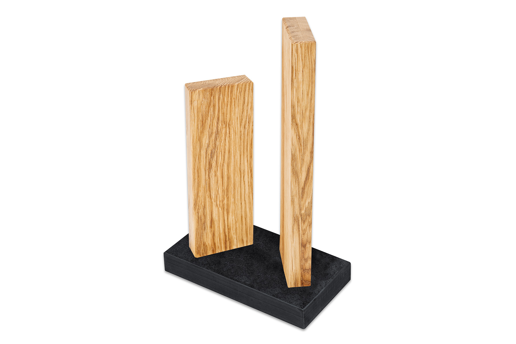 Bloc magn�tique Kai Stonehenge pour 4 couteaux japonais - Ch�ne et granite