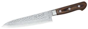 COUTEAU JAPONAIS ARTISANAL MUSAKICHI GYUTO 180 MM - VG10 DAMAS