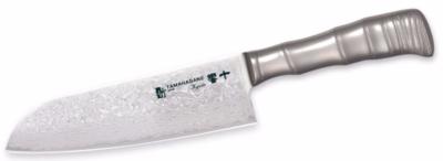 COUTEAU JAPONAIS TAMAHAGANE GAMME BAMBOO KYOTO 63 PLY SANTOKU 17,5 CM