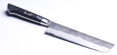 COUTEAU JAPONAIS TOJIRO HANDMADE CARBONE - NAKIRI 16.5 CM