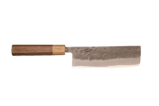 Couteau japonais Nashiji de Tadafusa & Coutellerie Bourly - Couteau Nakiri 16,5 cm