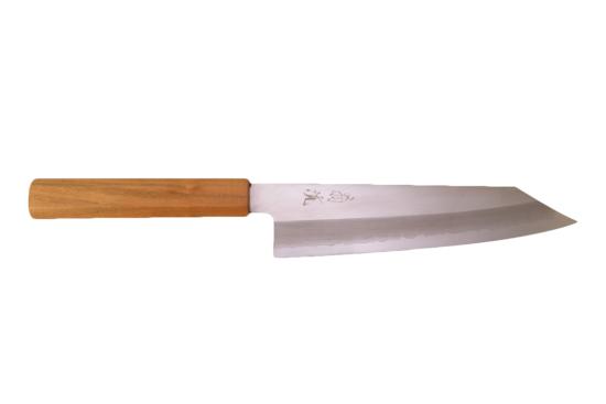 Couteau japonais artisanal Fukui Oul Ginsan - Gyuto 21 cm