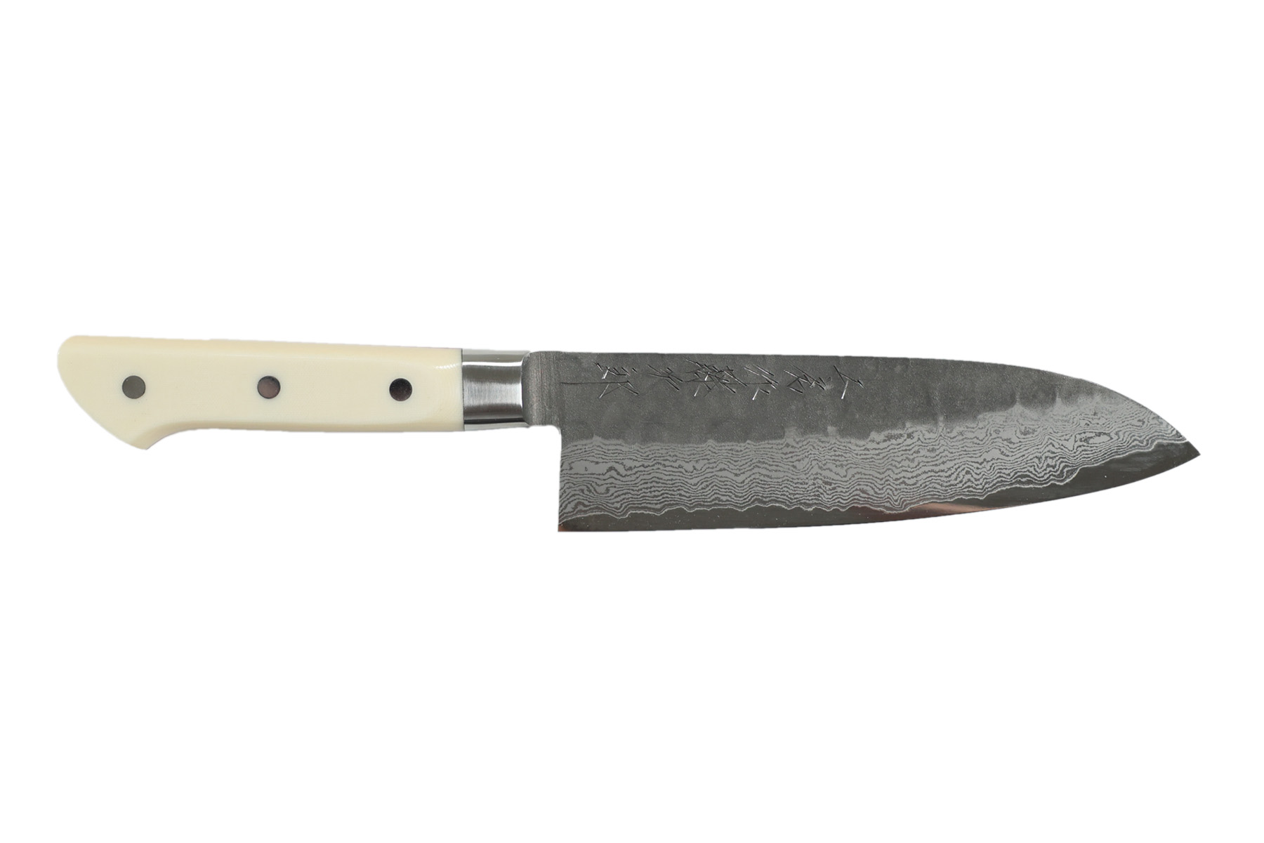 Couteau japonais artisanal Tojiro Handmade VG10 - Couteau Santoku 17 cm