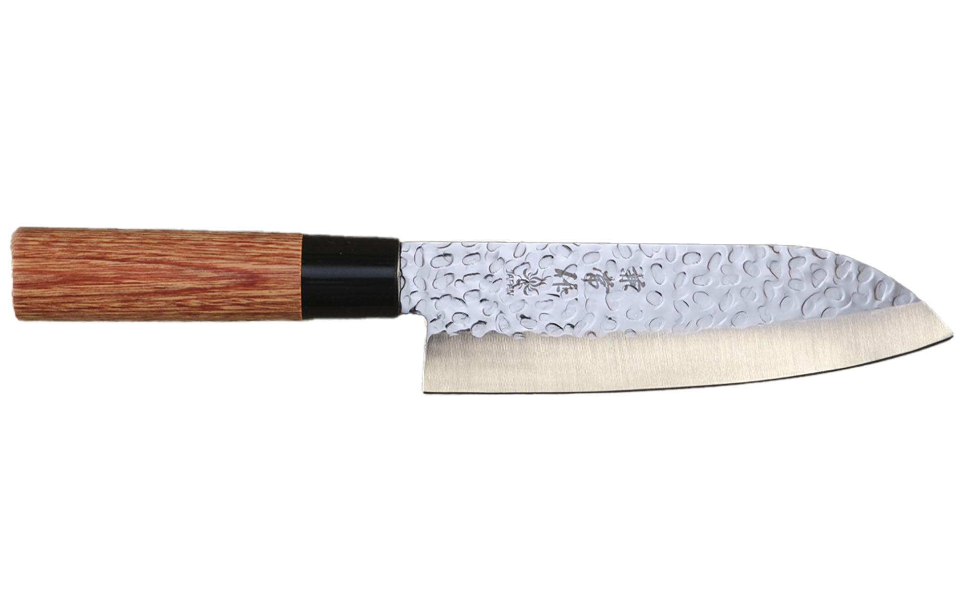 Couteau japonais Kane Tsune Hammered - Couteau santoku 17 cm