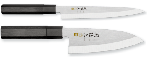 Set de 2 couteaux Kai Seki Magoroku Kinju spécial poisson (droitier)