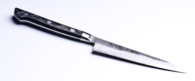 COUTEAU JAPONAIS TOJIRO HANDMADE CARBONE - OFFICE 12 CM