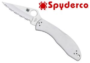 Couteau pliant Spyderco Delica IV tout inox