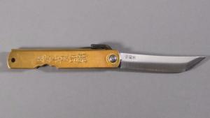 Couteau pliant japonais Higonokami Tanto - Laiton