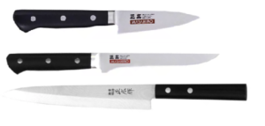 Set de 3 couteaux japonais Chroma Masahiro "Spécial poisson" Gaucher