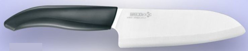 Couteau en céramique Kyocera santoku 14 cm - manche noir