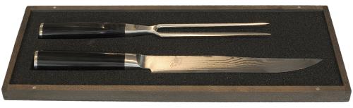 Coffret japonais de découpe Kai Shun Classic Damas (fourchette-trancheur)