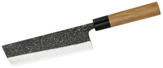 Couteau artisanal japonais de Masashi Yamamoto - nakiri 165 mm