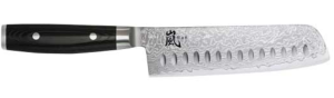 COUTEAU JAPONAIS YAXELL "RAN" - NAKIRI ALVÉOLÉ 18 CM
