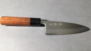 COUTEAU JAPONAIS ARTISNAL DE YOSHIKAZU TANAKA - DEBA 12 CM - ÉRABLE