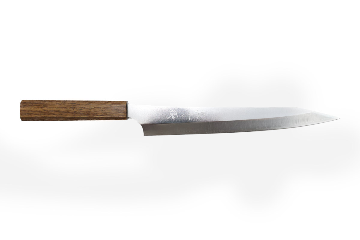 Couteau japonais artisanal de Yu Kurosaki SG2 - Couteau sujihiki 24 cm