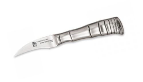 Couteau japonais Tamahagane gamme Bamboo 3 Ply Special Steel - bec d'oiseau 7 cm
