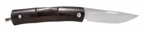 COUTEAU JAPONAIS PLIANT MCUSTA MC-151 - "BAMBOO MONEY CLIP" EBENE