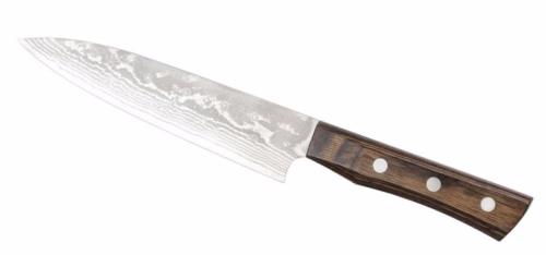 Couteau artisanal Shigeki gamme Brownwood - Chef 155 mm