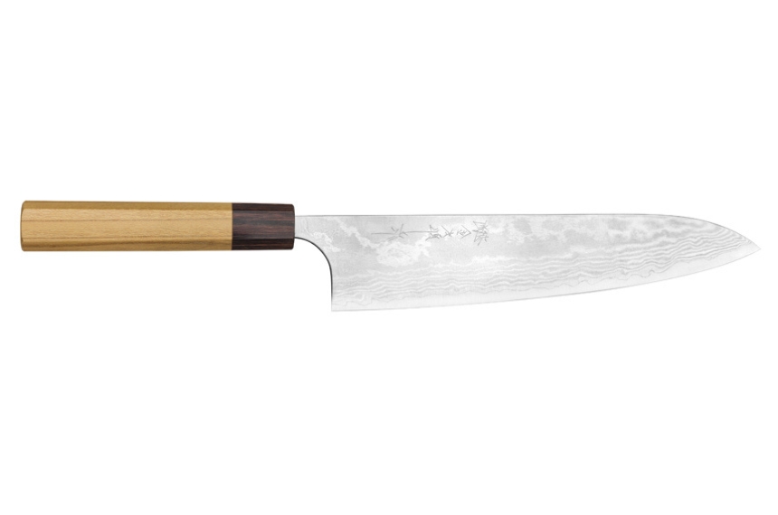 Couteau japonais artisanal de Yoshimi Kato - Couteau gyuto 24 cm