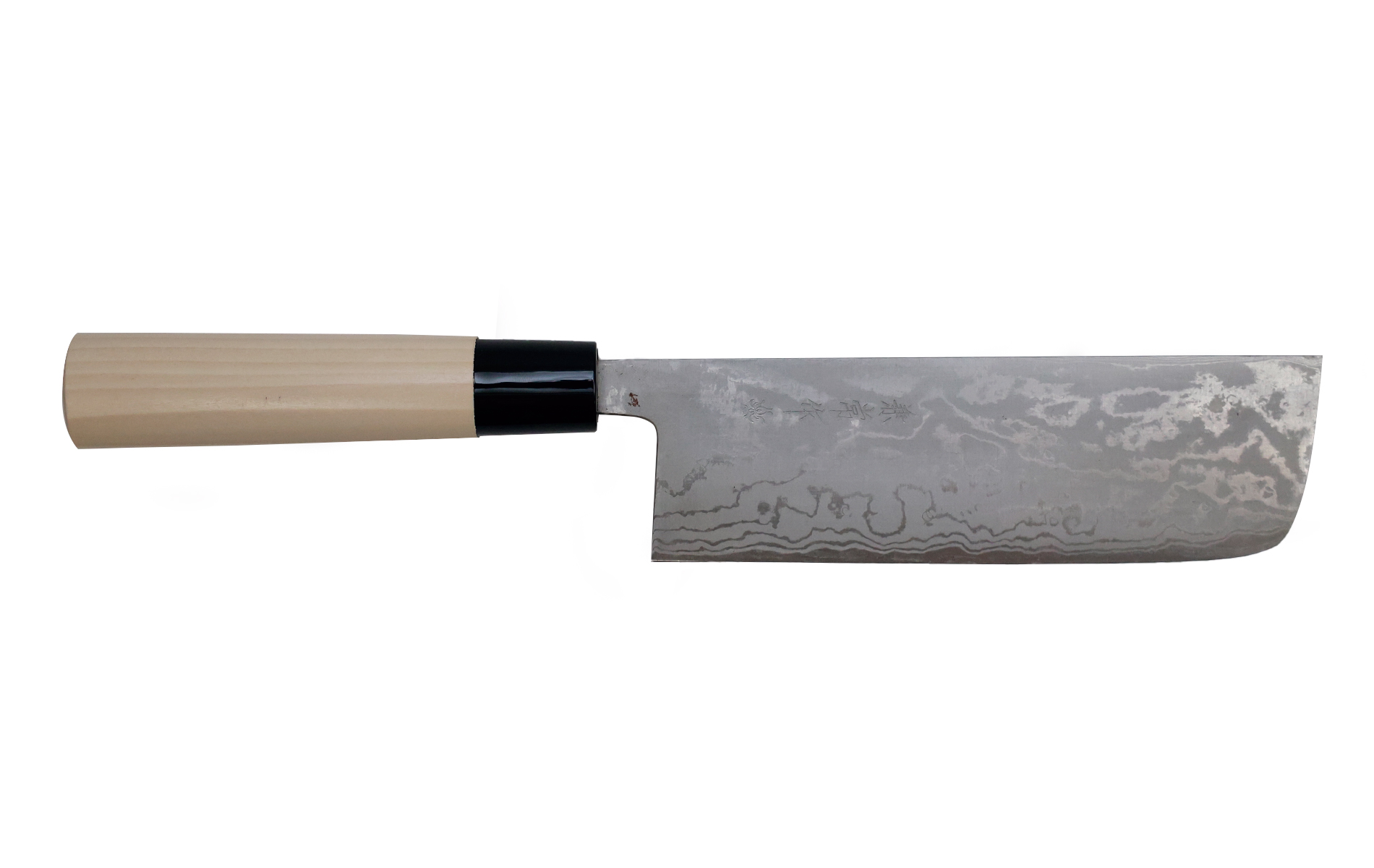 Couteau japonais Kane Tsune damas - Couteau nakiri 16,5 cm
