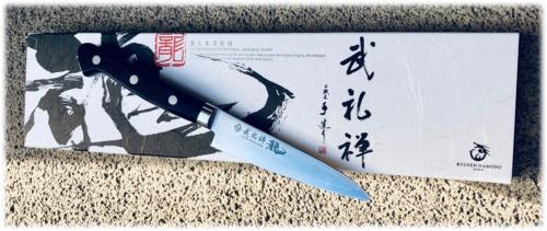 COUTEAU JAPONAIS RYUSEN SERIE BLAZEN RYU - PETTY 10,5 CM - BZ-117