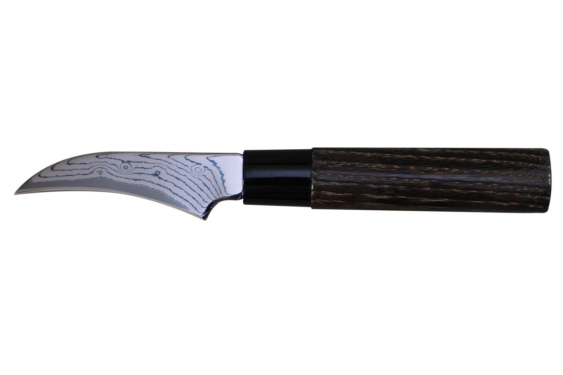 Couteau japonais Shippu Black Tojiro bec d'oiseau 7 cm