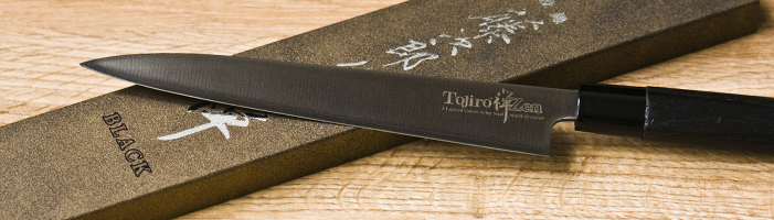Aiguisage des couteaux japonais Tojiro Zen Black
