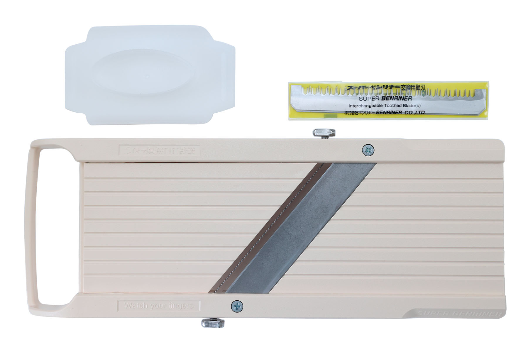 Mandoline japonaise Benriner 3 lames largeur 9,5 cm