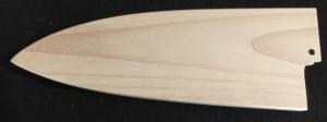 Saya traditionnel en bois pour couteau japonais deba 16,5 cm