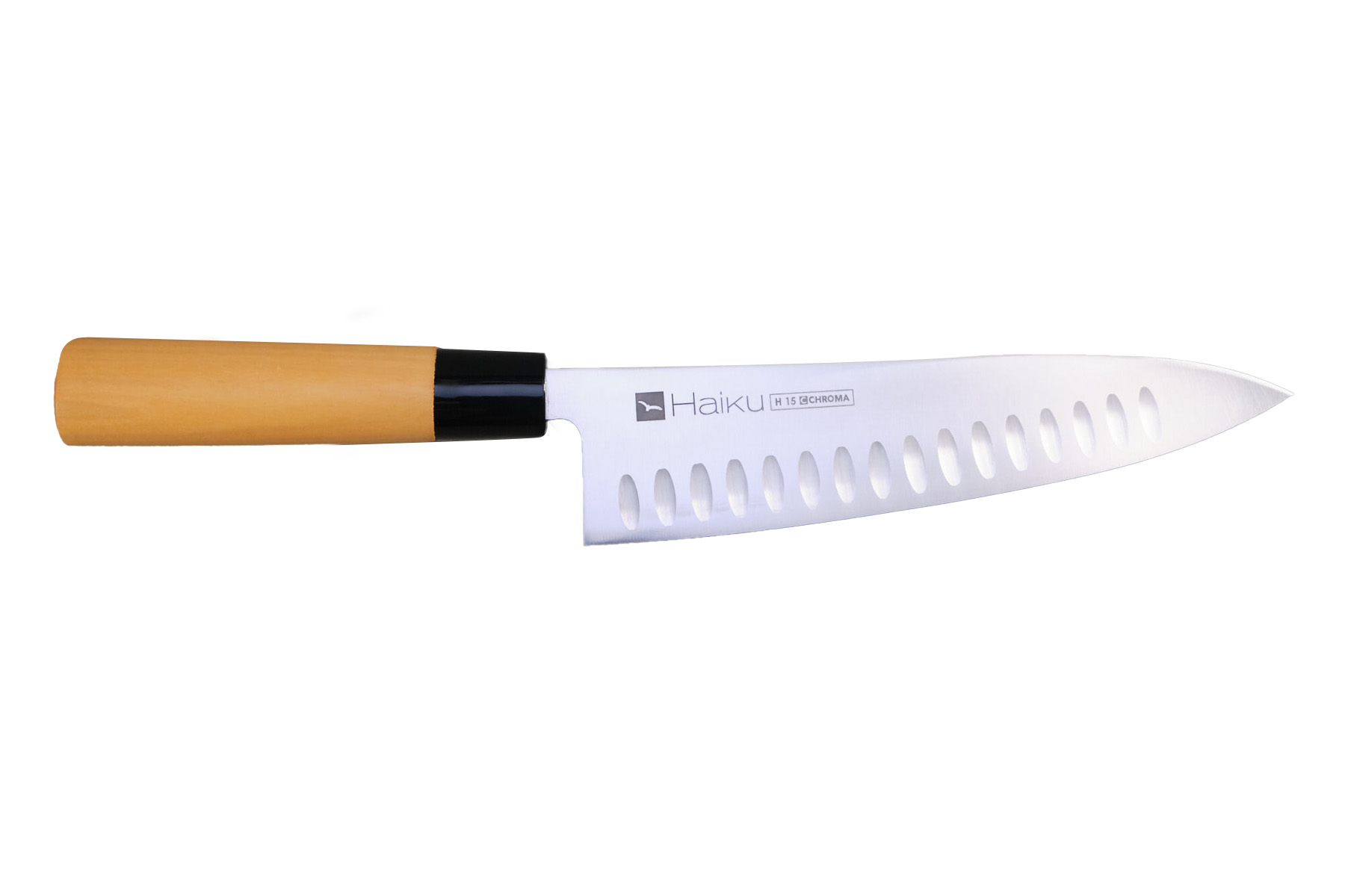 Couteau japonais Haiku de Chroma - Couteau de chef alvéolé 20 cm