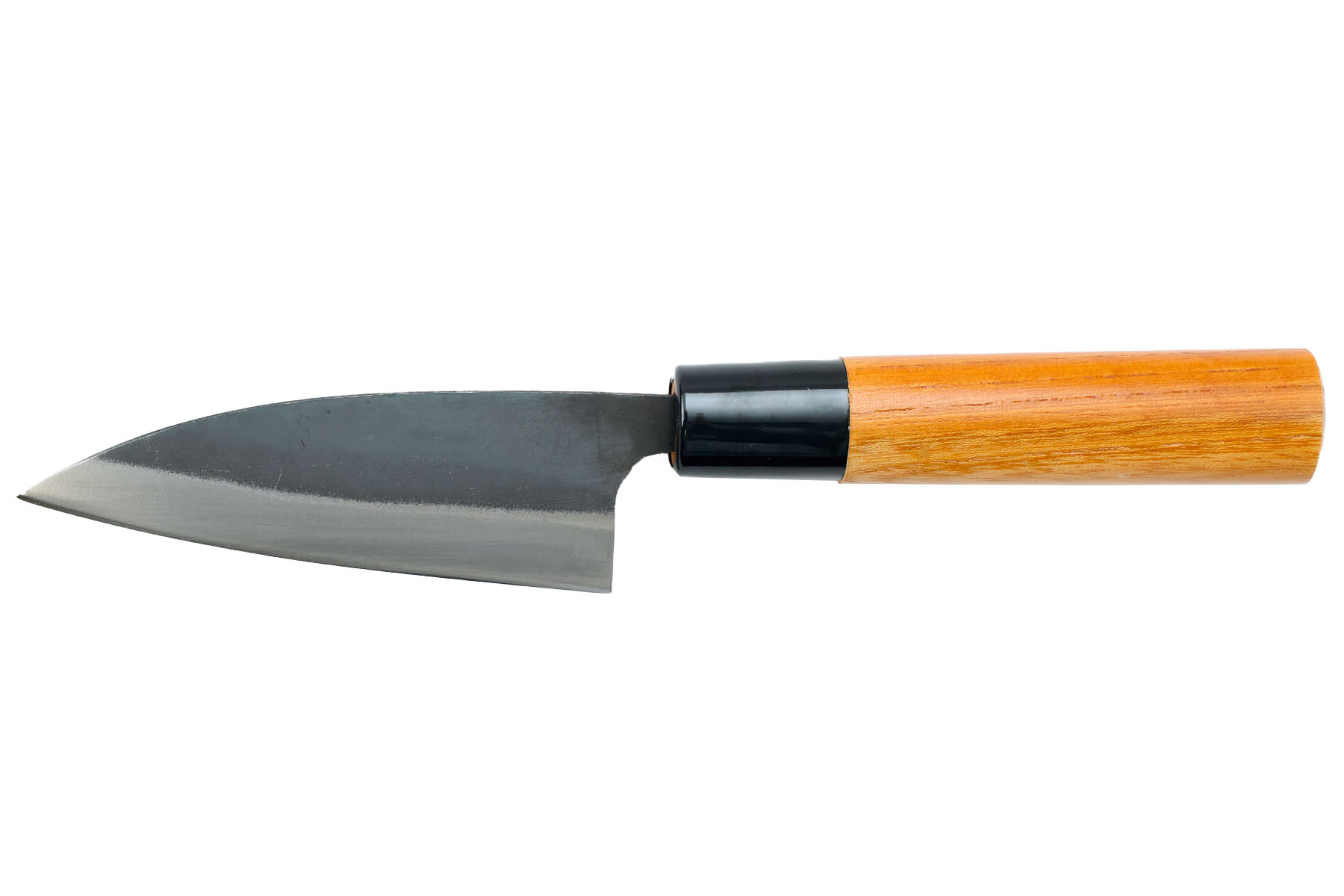 Couteau japonais artisanal Kyusakichi - Couteau petty 10,5 cm manche zelkova