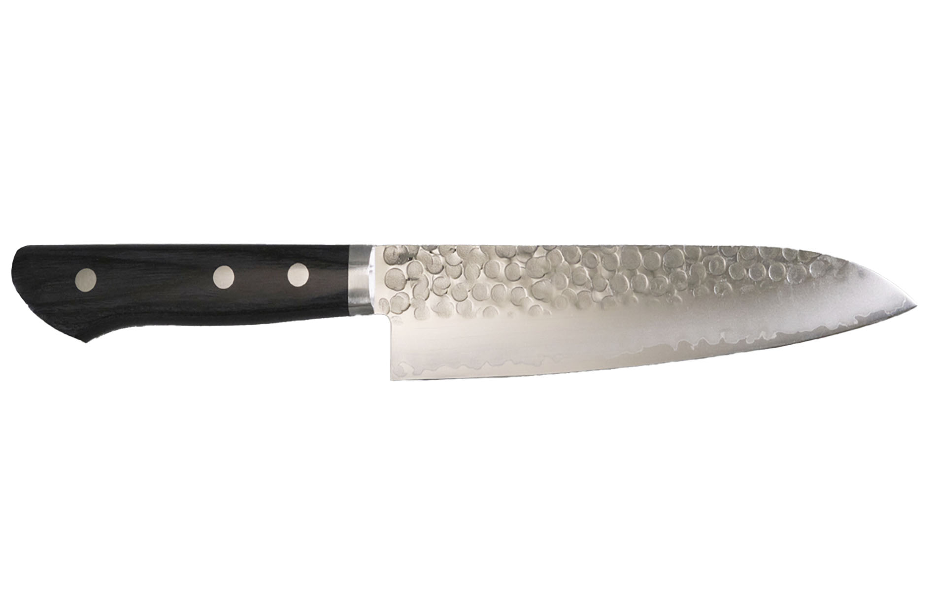 Couteau japonais Kane Tsune VG10 martelé - Couteau de chef 18 cm