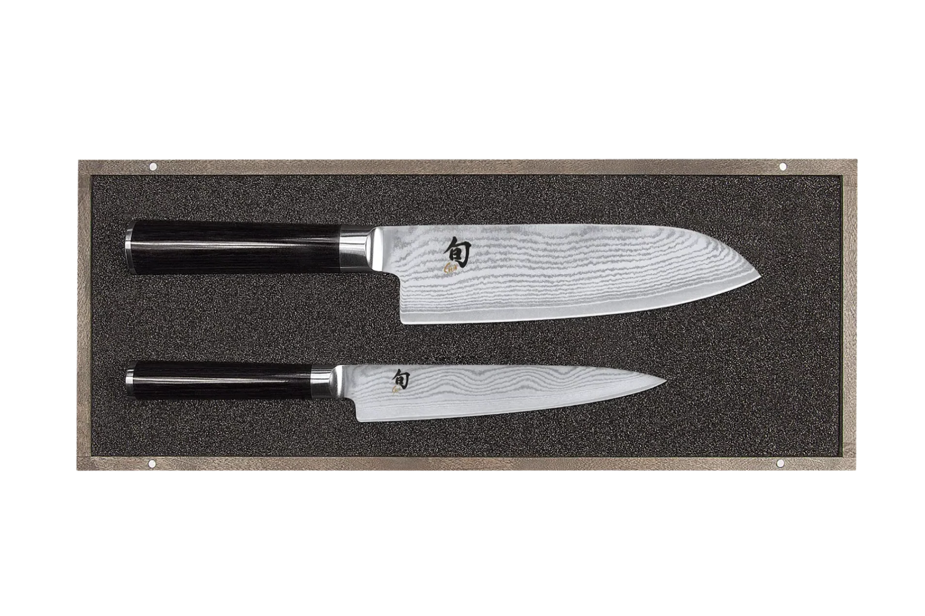 Coffret 2 couteaux japonais Kai Shun Classic damas - Couteau utilitaire et couteau santoku