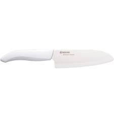 Couteau en céramique Kyocera santoku 14 cm - lame blanche