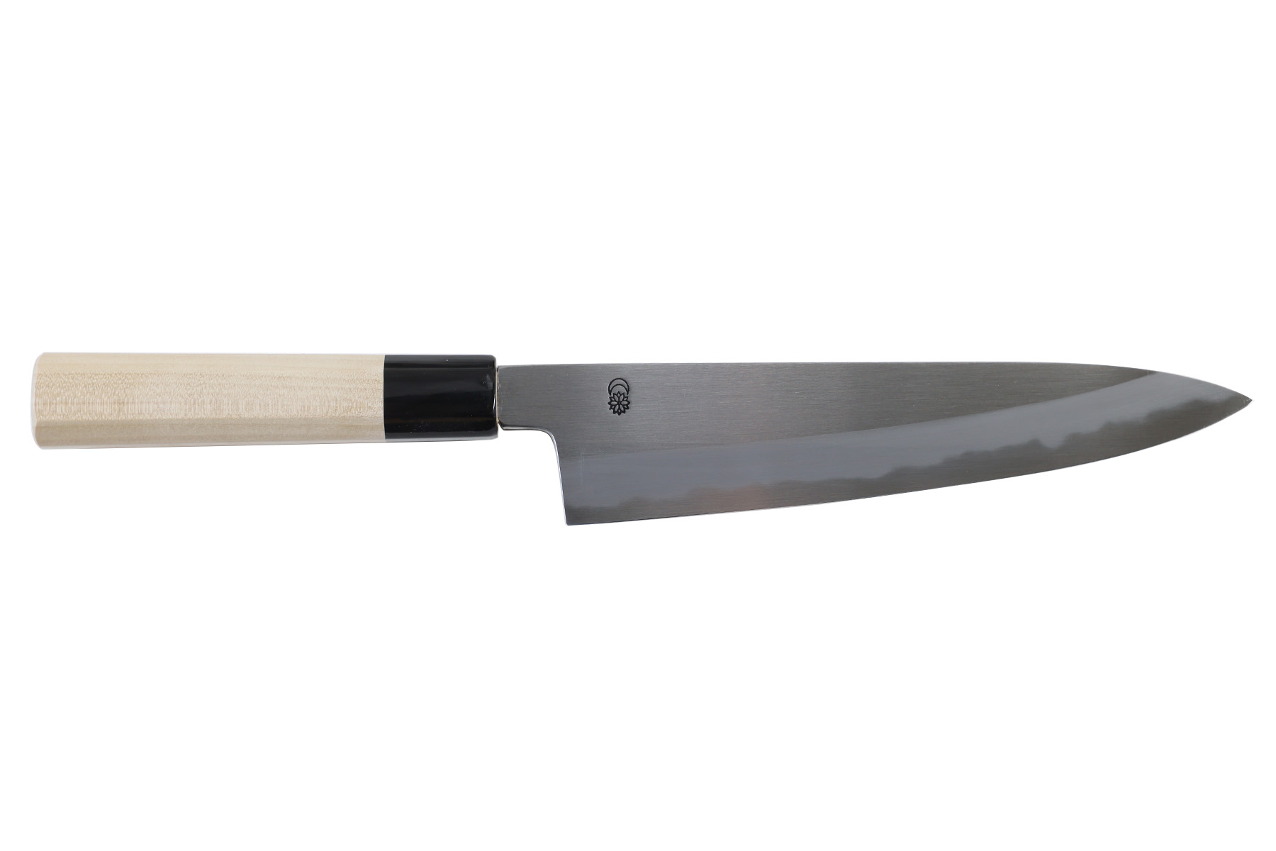 Couteau japonais artisanal Sakai Kikumori Kikuzuki Kasumi - Couteau gyuto 21 cm
