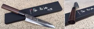 COUTEAU JAPONAIS ARTISANAL ECHIZEN KUROUCHI UTILITAIRE 145 MM