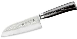 Couteau de cuisine Japonais Tamahagane Hammered 12 cm santoku