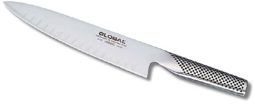 Couteau japonais Global g-series - Couteau de chef alvéolé 20 cm G77