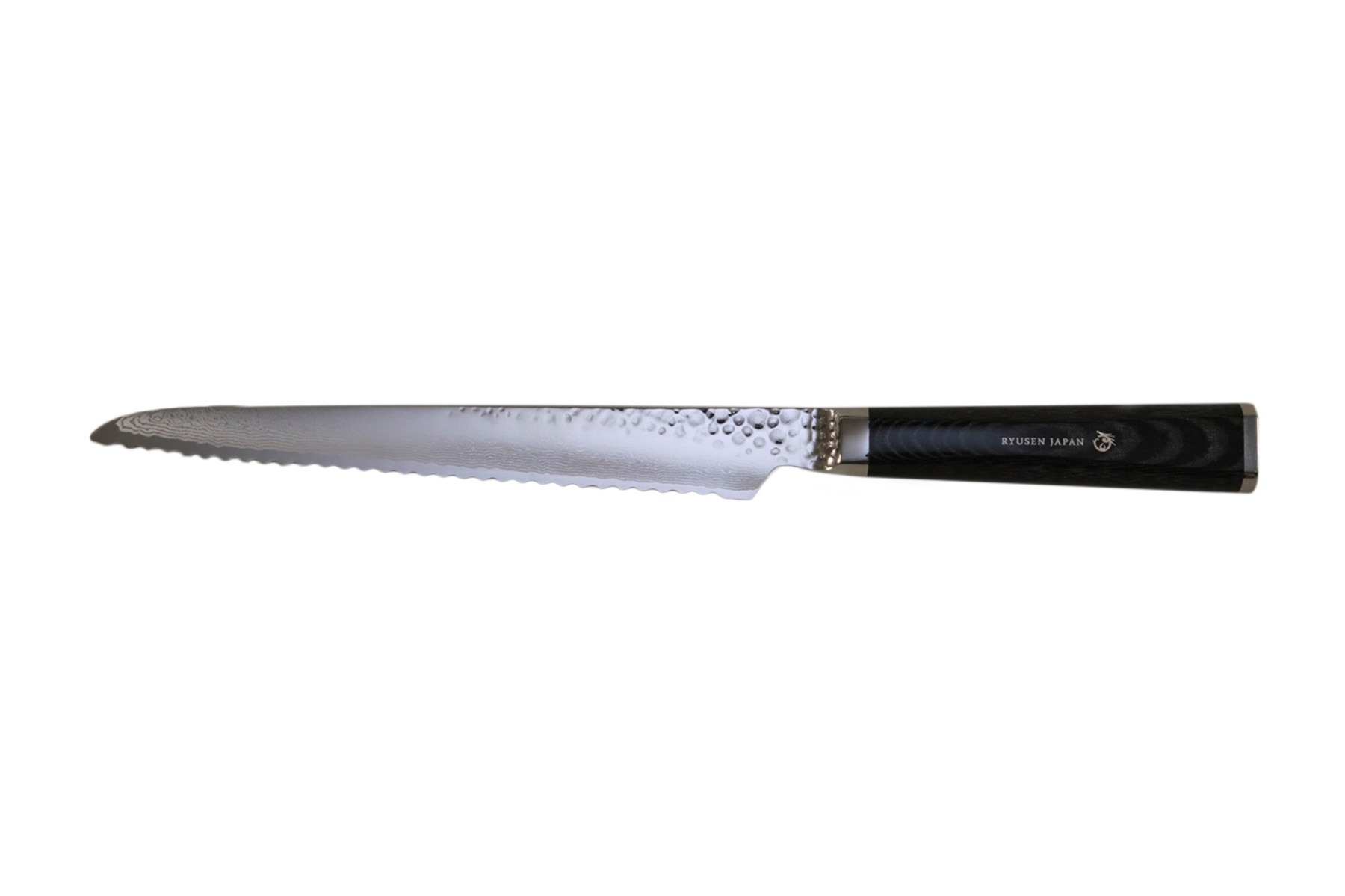 Couteau japonais Ryusen Tangan Ryu micarta - Couteau à pain 21 cm