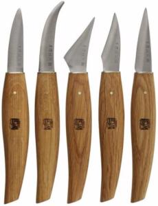 Set de 5 couteaux à sculpter japonais - J10760